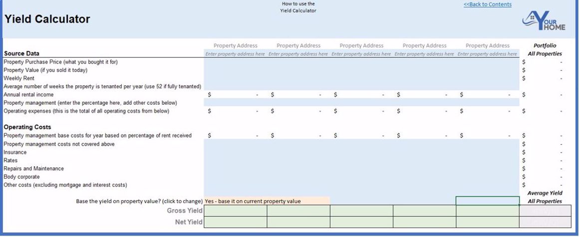 Yield Calculator_Screenshot